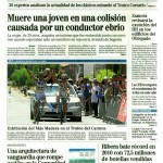 Portada de El Mundo Valladolid 18/07/2011