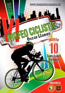 cartel trofeo ciclista Oscar Llanos