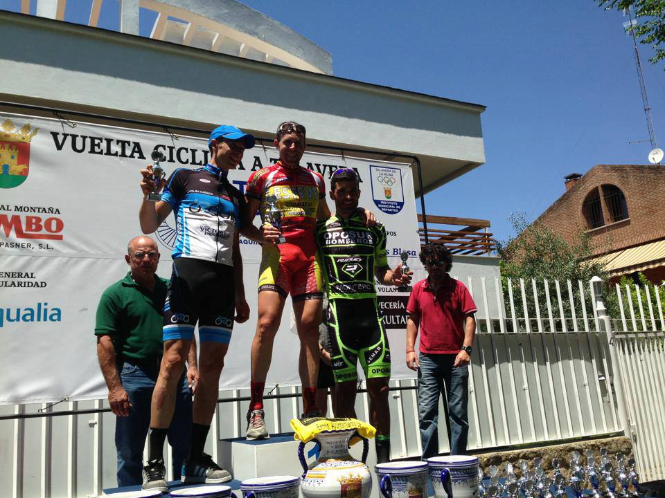 Podium 3ª etapa de la Vuelta a Talavera