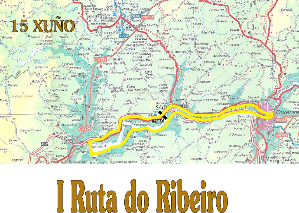 Recorrido Ruta do Ribeiro 2014