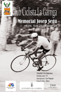 Cartel Memorial Josep Segú 2015